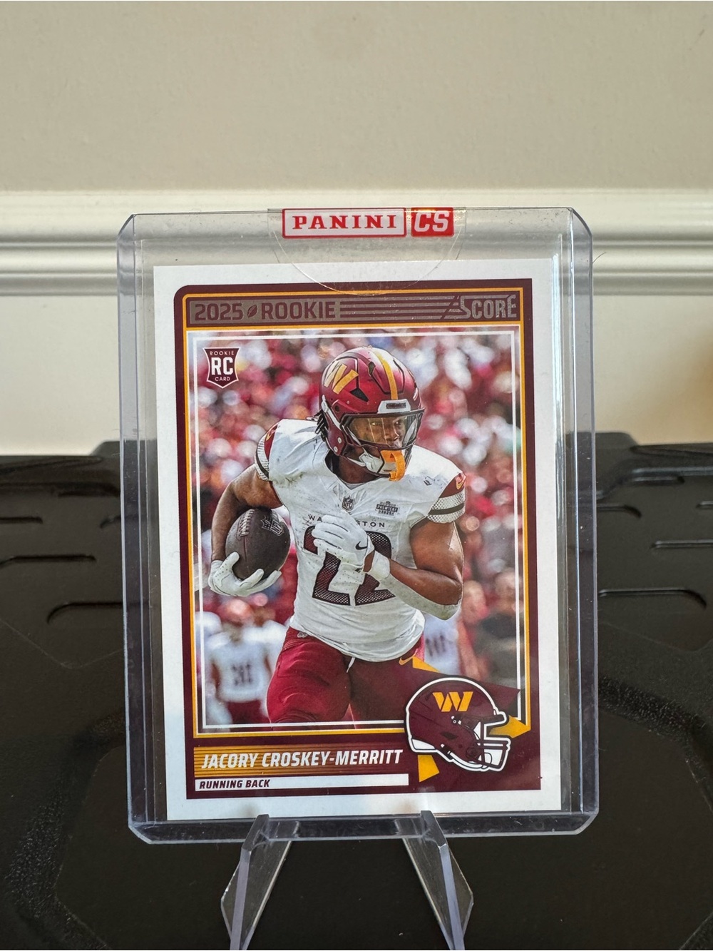 2025 Jacory Croskey-Merritt Panini Score Sealed Rookie Card